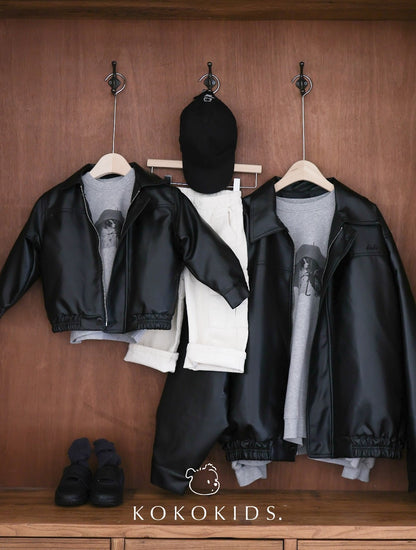 lambskin eco leather jacket