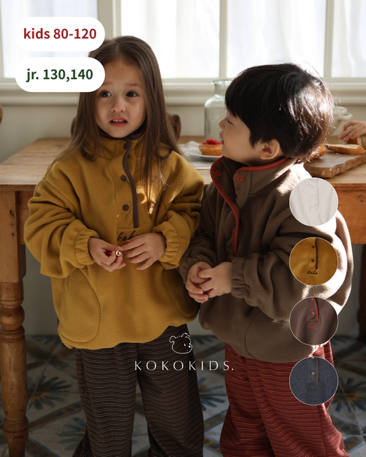 crayon fleece tops / kids,Jr