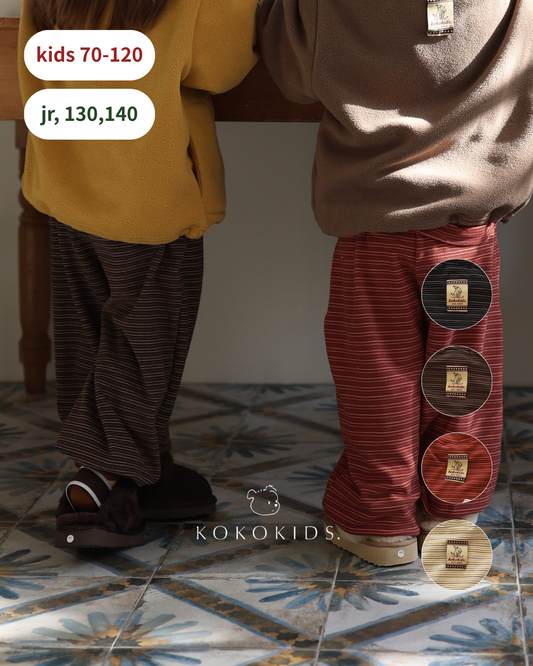 fleece border pants / baby,kids,Jr