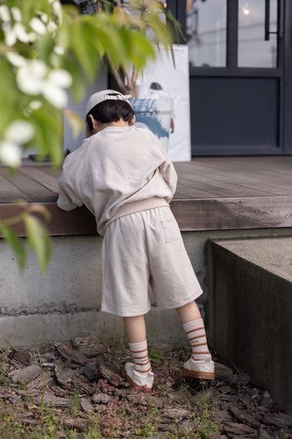 kp soufflé half pants / kids,Jr,adult