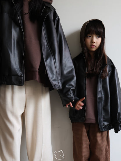 lambskin eco leather jacket