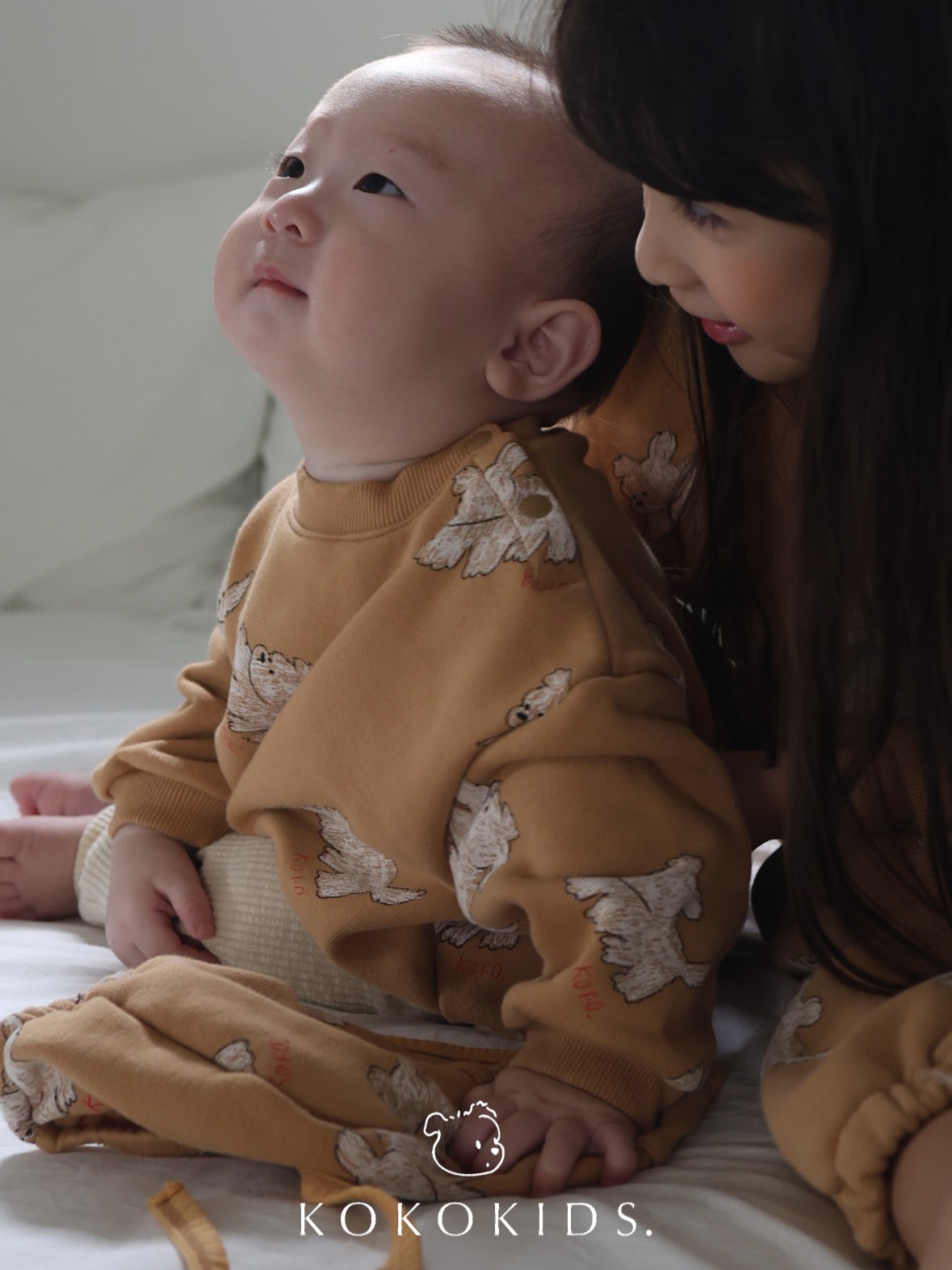 puppy baby rompers / puppy bonnet