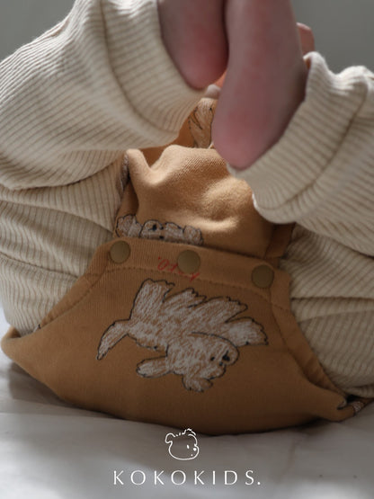 puppy baby rompers / puppy bonnet