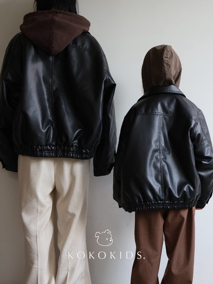 lambskin eco leather jacket