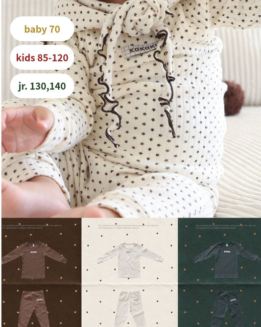 petit star rib tops / pants