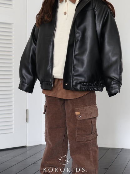 lambskin eco leather jacket