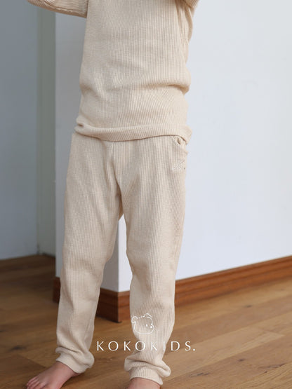 cozy relax rib pants