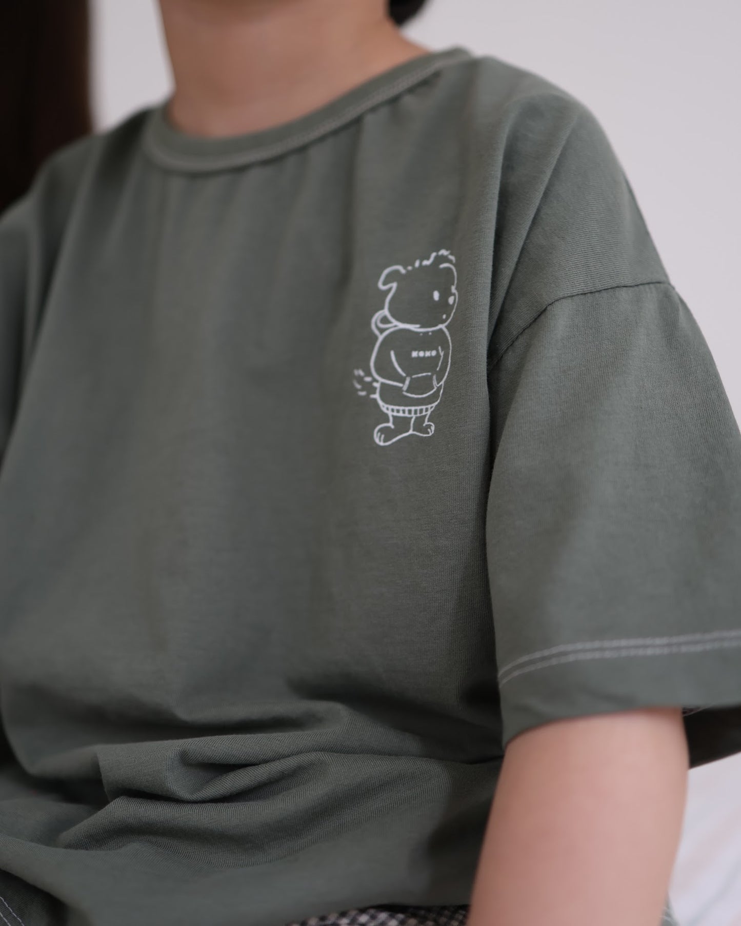 koko chan half T 2 piece set