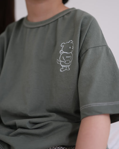 koko chan half T 2 piece set