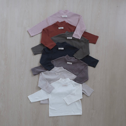 marshmallow middle neck tops / kids,Jr
