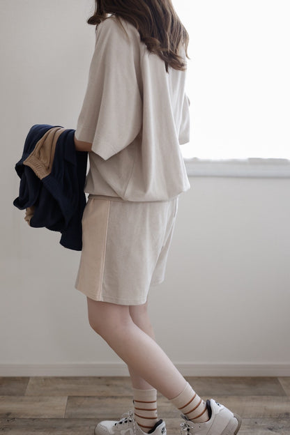 kp soufflé half pants / kids,Jr,adult