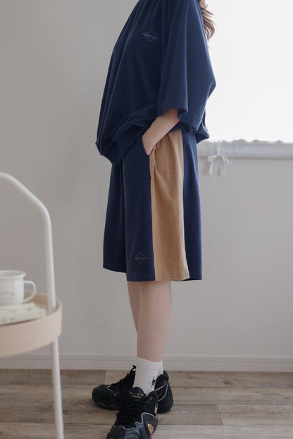 kp soufflé half pants / kids,Jr,adult