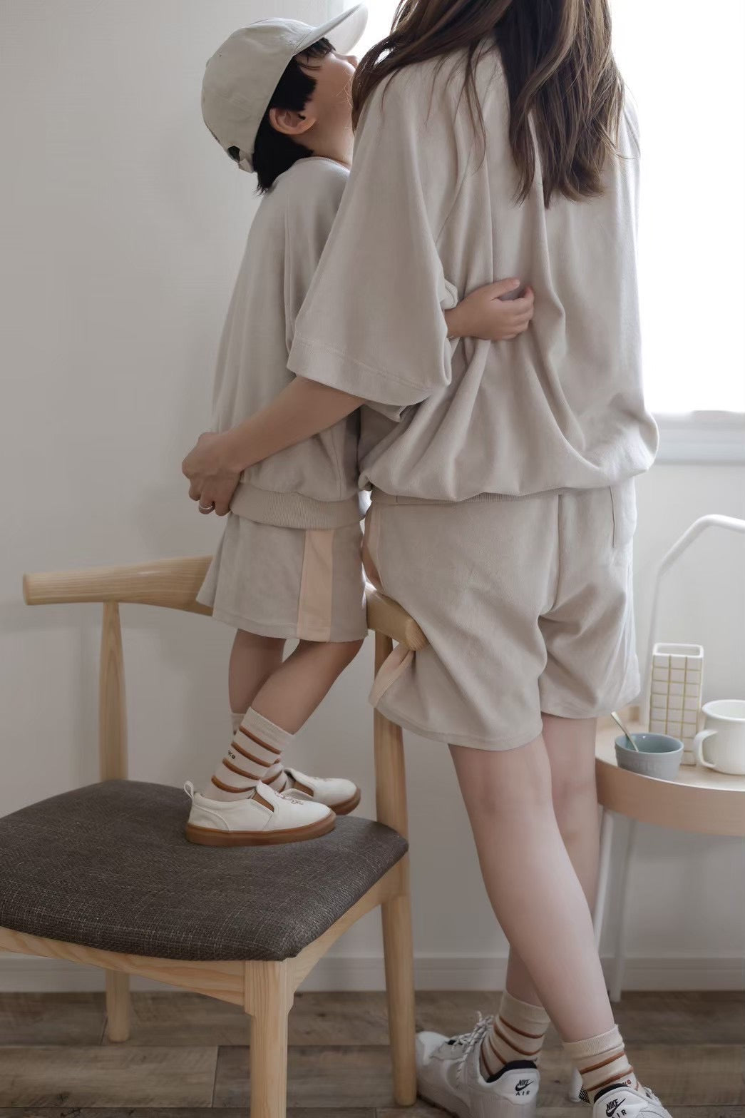 kp soufflé half pants / kids,Jr,adult