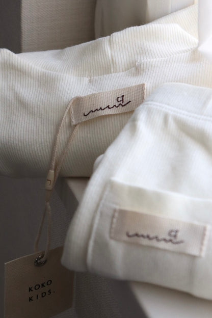 marshmallow middle neck tops / kids,Jr