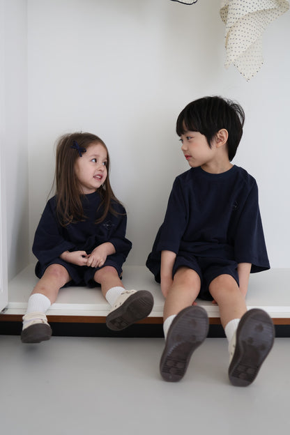 kp soufflé half pants / kids,Jr,adult