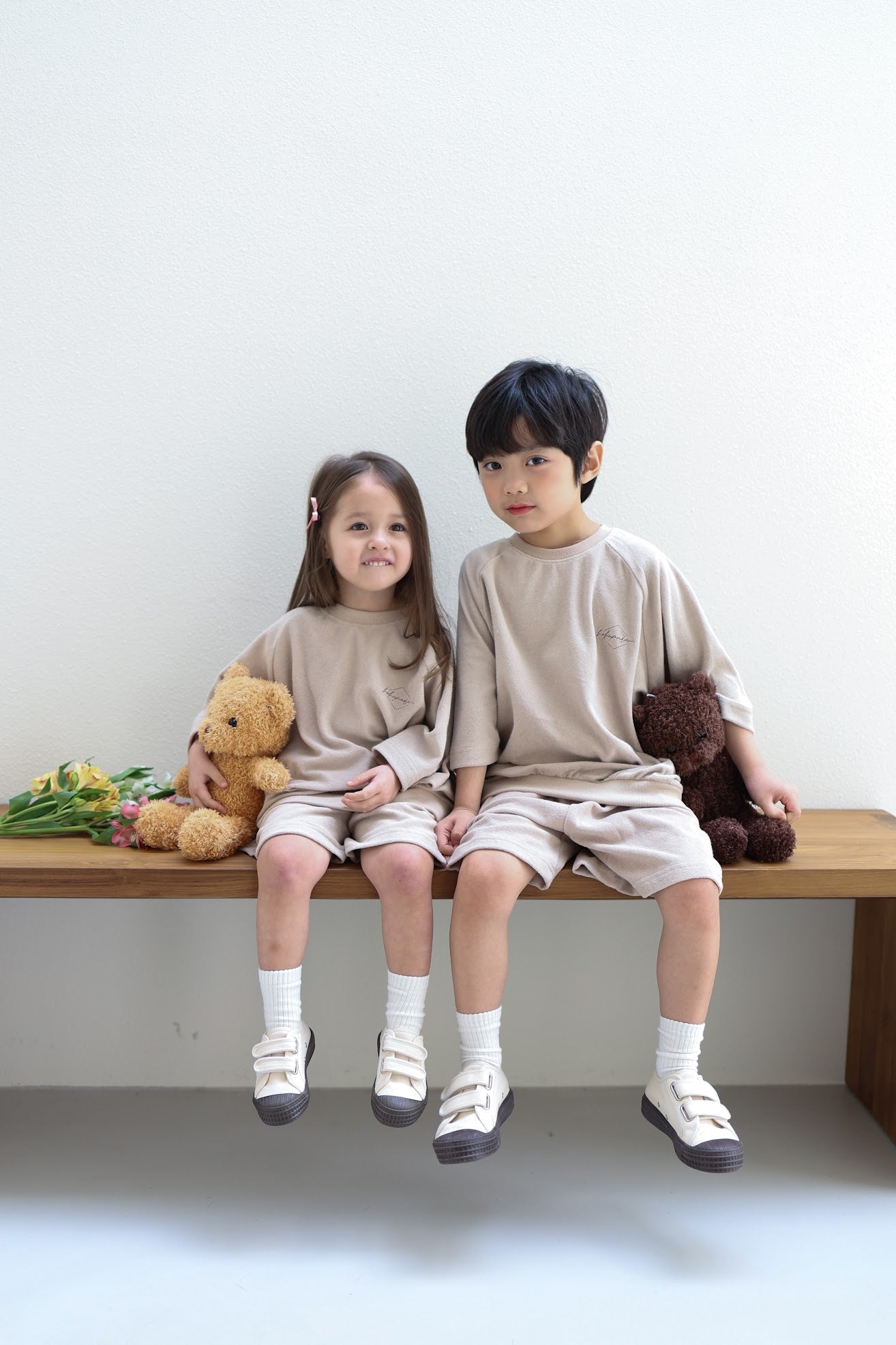 kp soufflé half pants / kids,Jr,adult