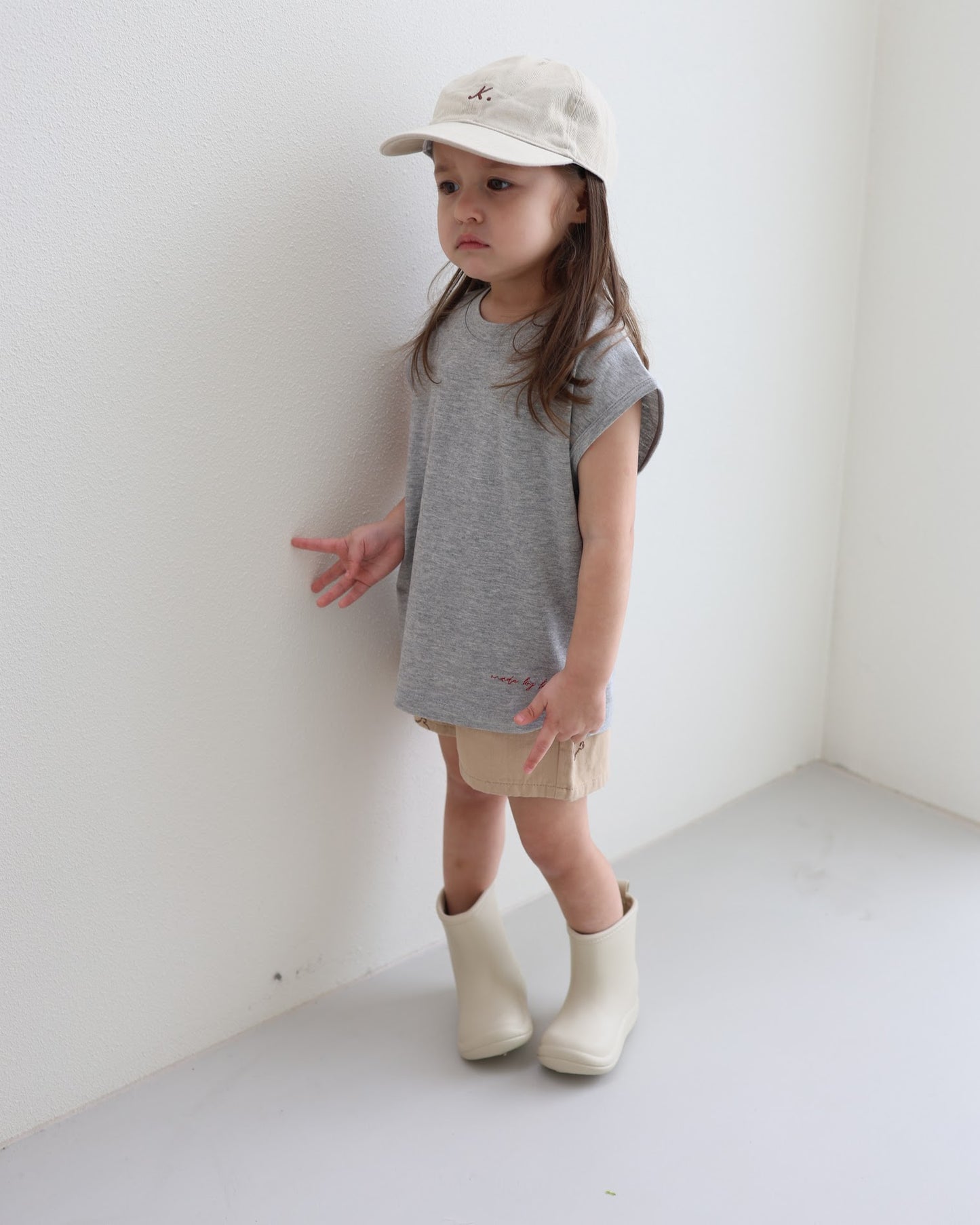 silky half nosleeve T