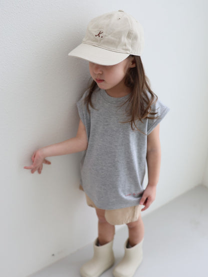 silky half nosleeve T