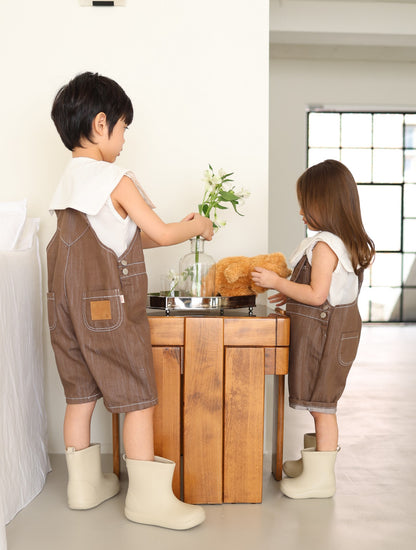 sailor nosleeve blouse