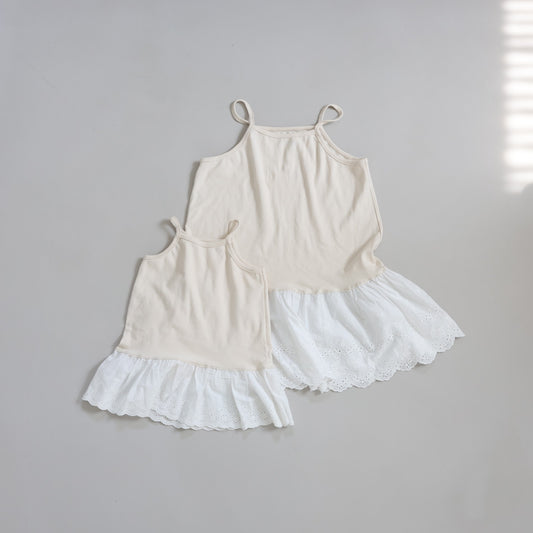 girls frill camisole / kids,mom
