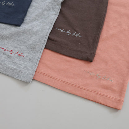 silky half nosleeve T