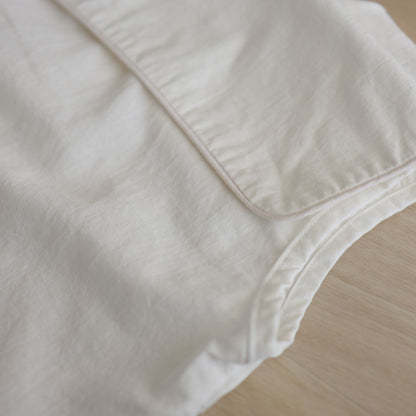 sailor nosleeve blouse