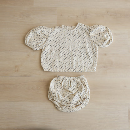 koko yacht baby gauze bloomers set