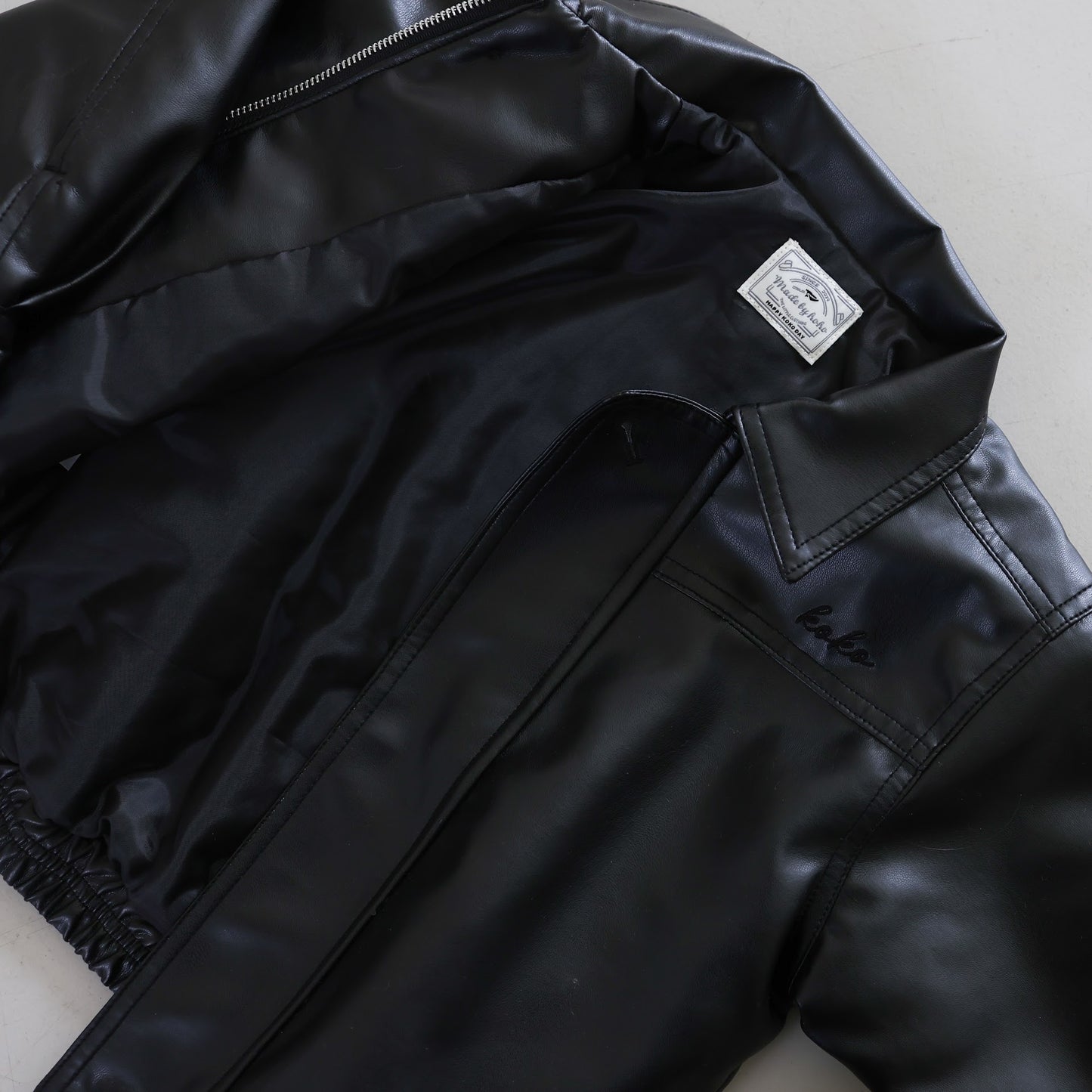 lambskin eco leather jacket