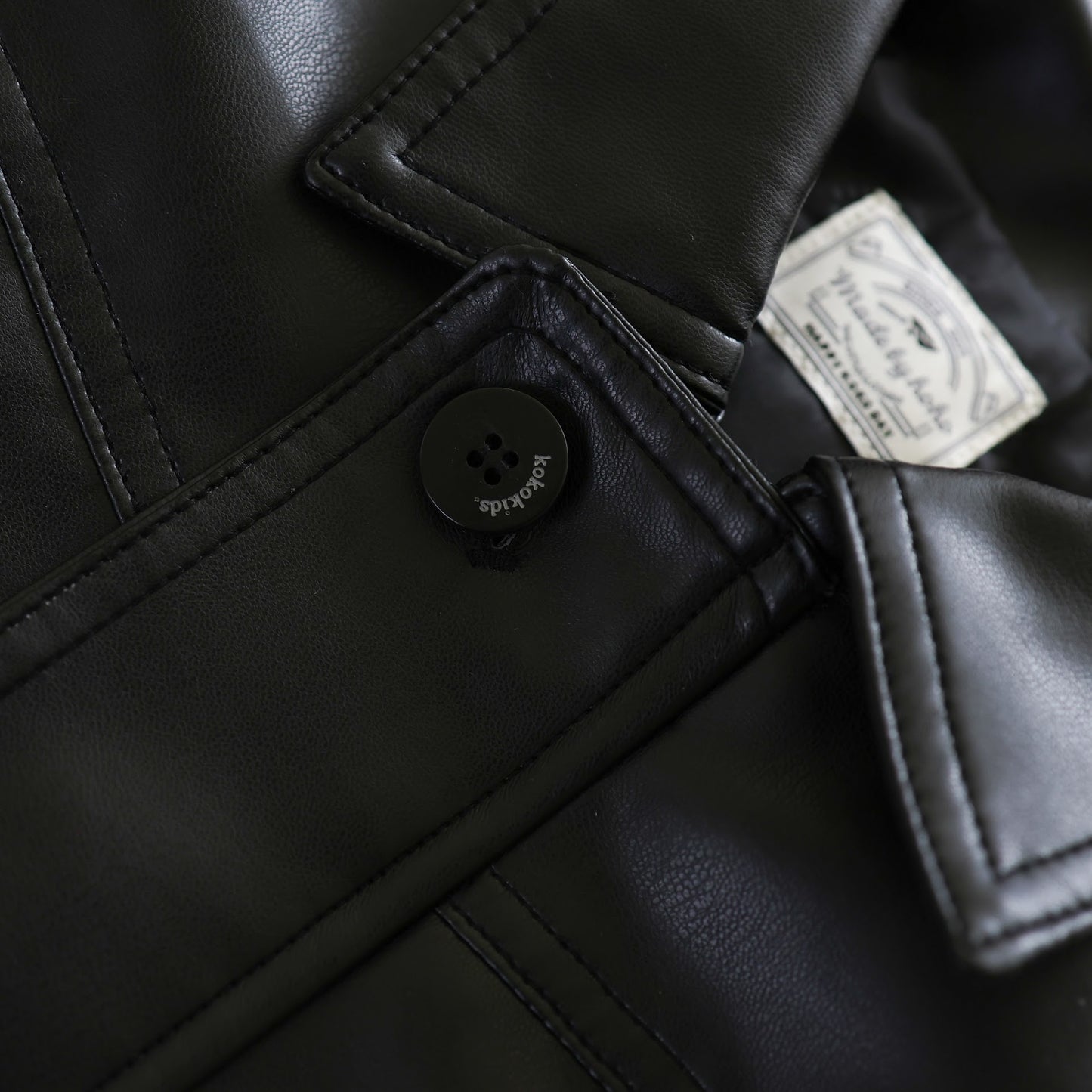 lambskin eco leather jacket