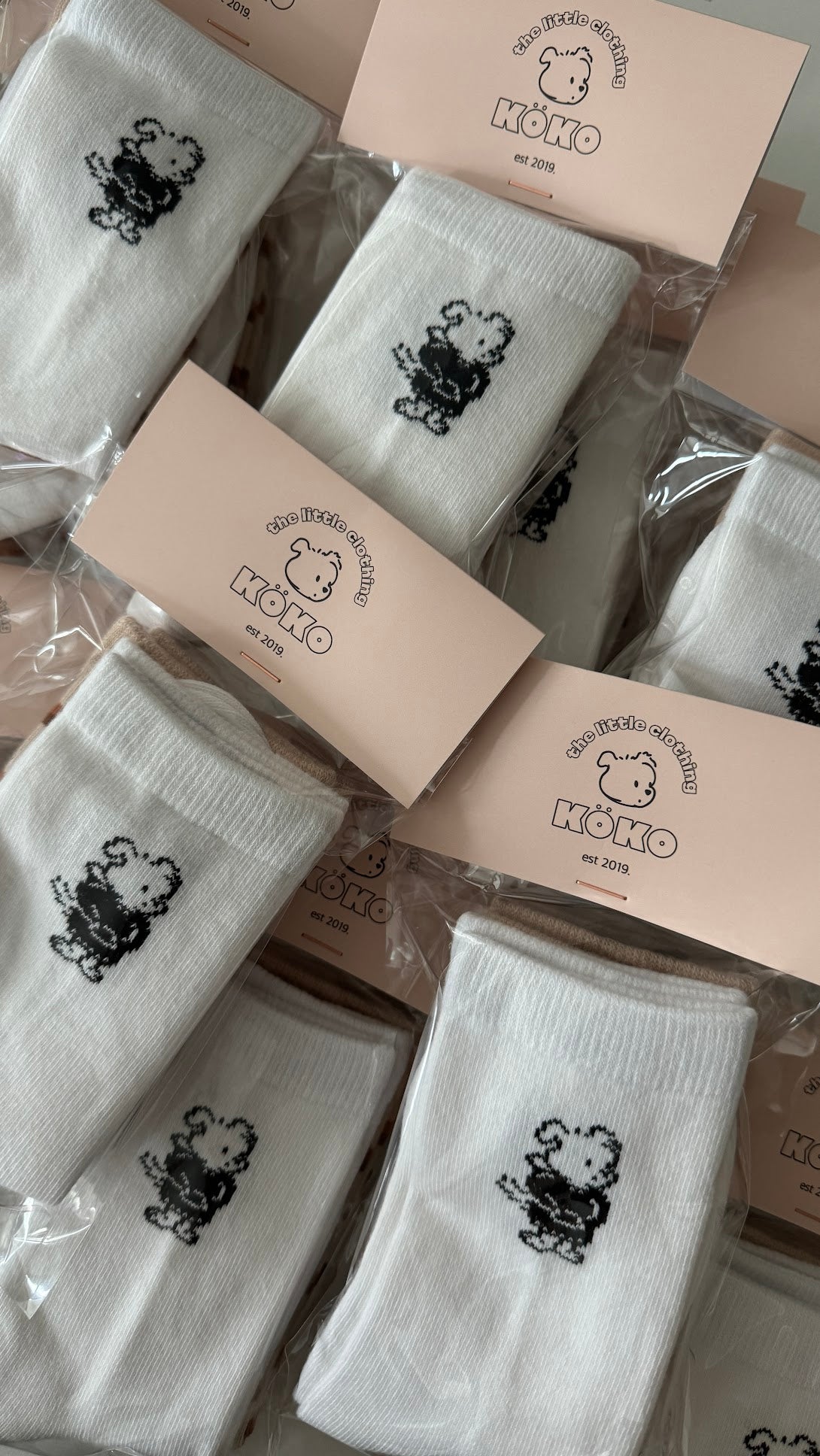 koko chan socks 2 piece set