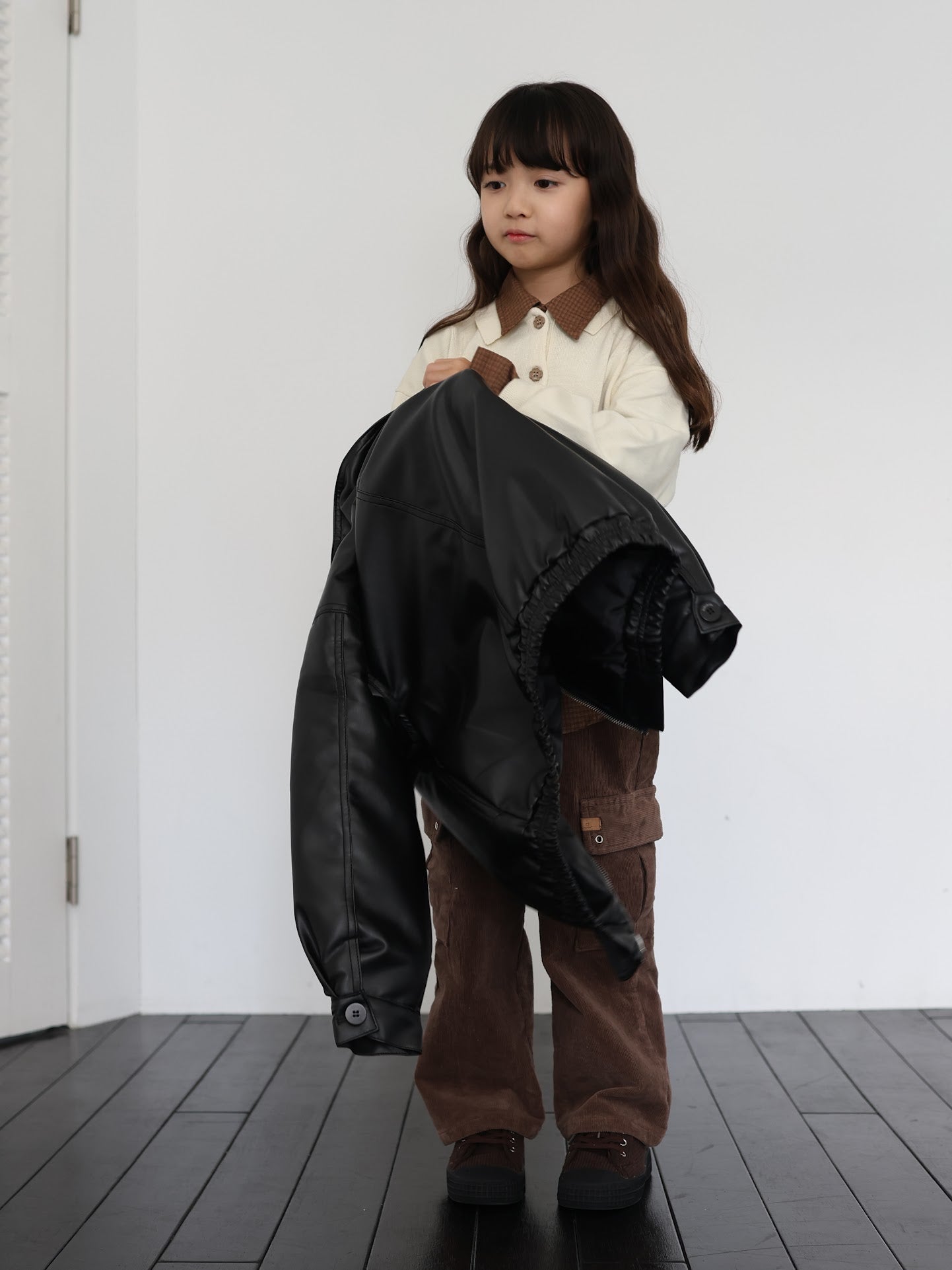 lambskin eco leather jacket