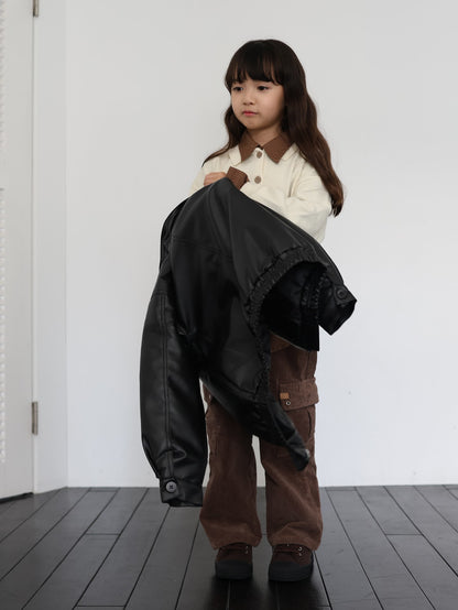 lambskin eco leather jacket