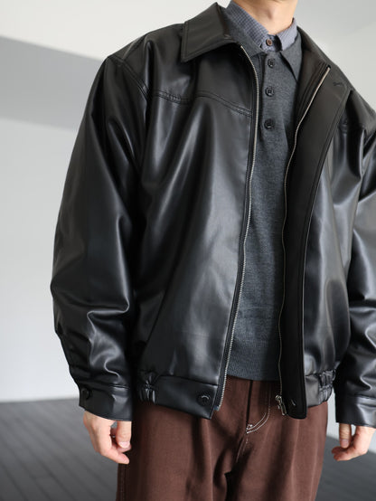 lambskin eco leather jacket