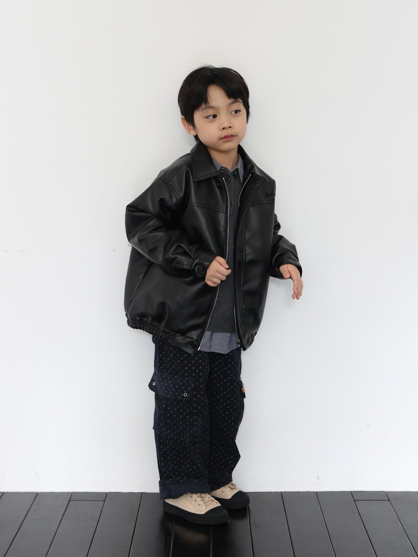 lambskin eco leather jacket