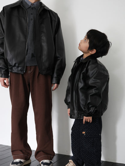 lambskin eco leather jacket