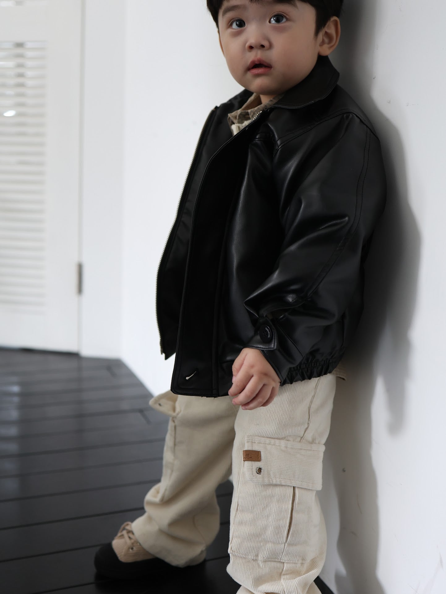 lambskin eco leather jacket