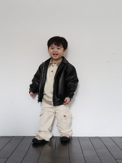 lambskin eco leather jacket