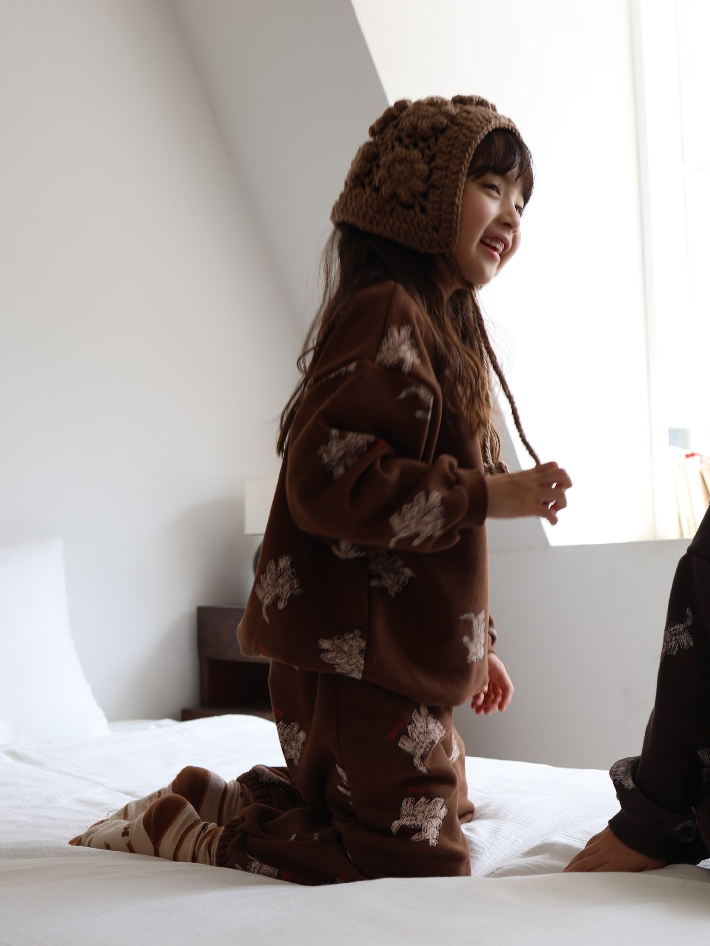 puppy pattern mtm / kids,Jr,mom