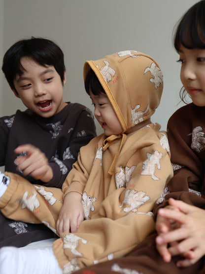 puppy pattern mtm / kids,Jr,mom