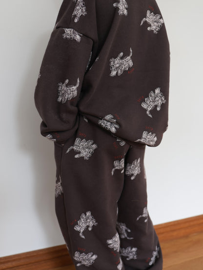 puppy pattern mtm / kids,Jr,mom