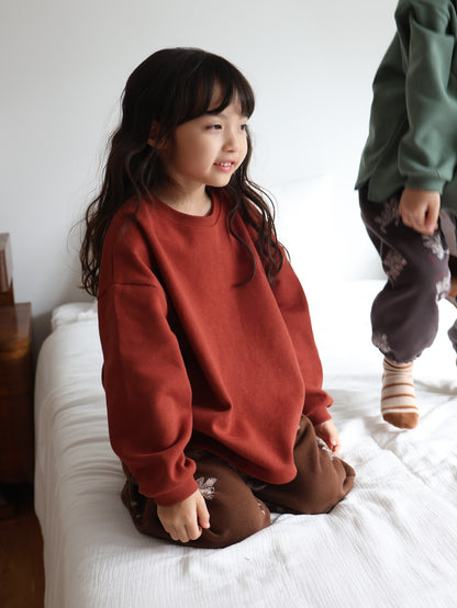 puppy pattern jogger pants / kids,Jr,mom