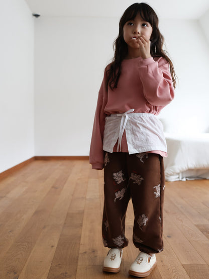 puppy pattern jogger pants / kids,Jr,mom