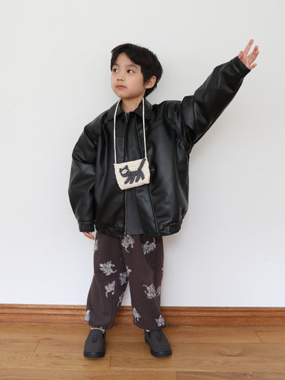 lambskin eco leather jacket