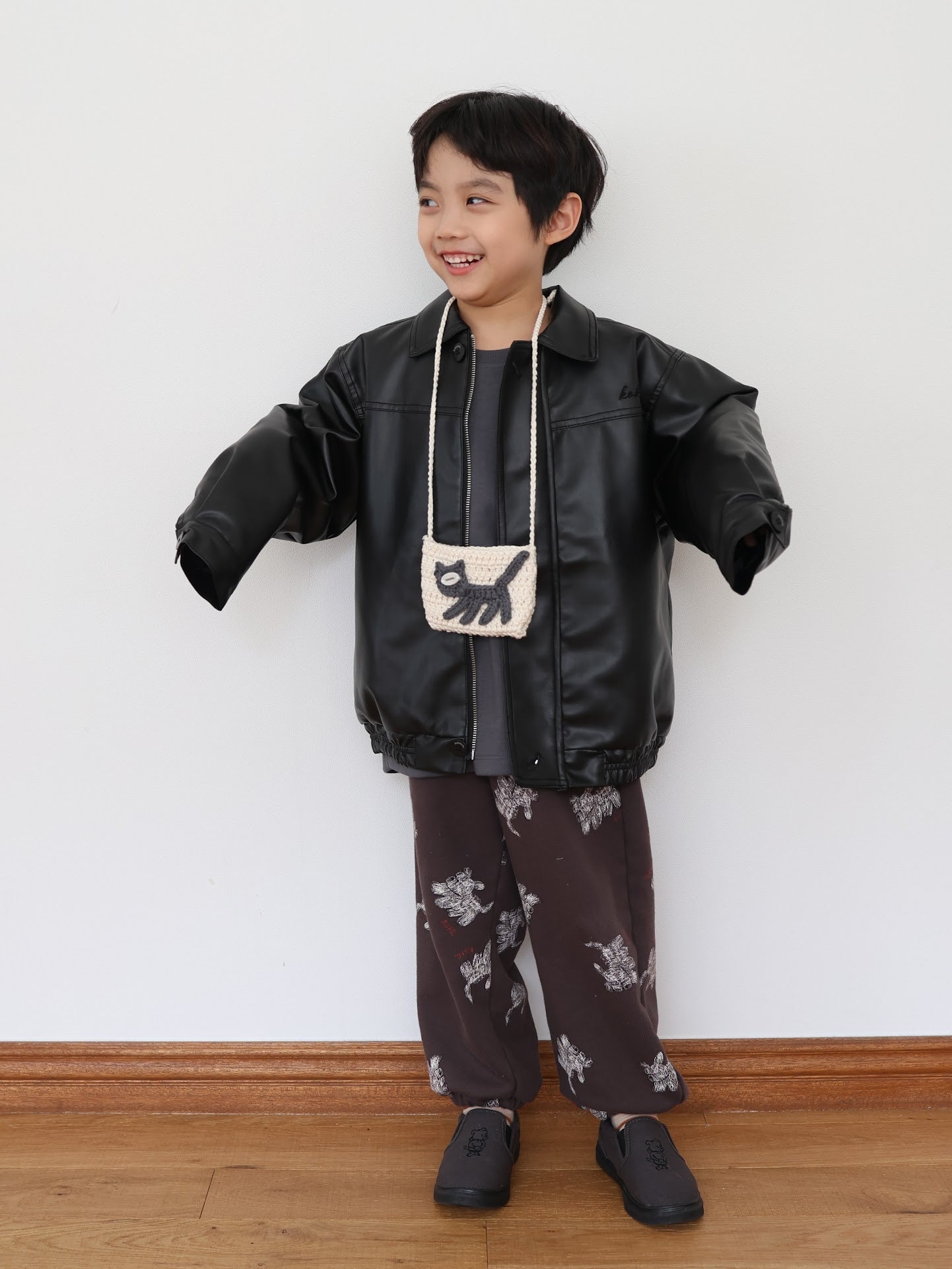 lambskin eco leather jacket