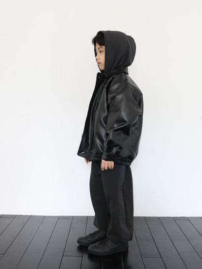 lambskin eco leather jacket