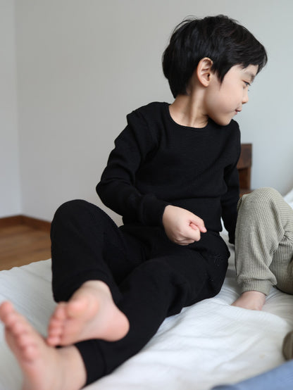 cozy relax rib pants