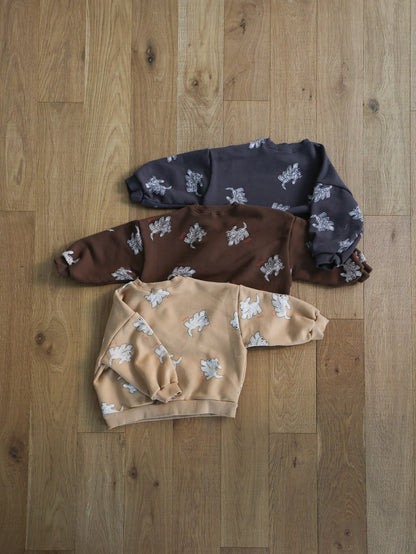 puppy pattern mtm / kids,Jr,mom