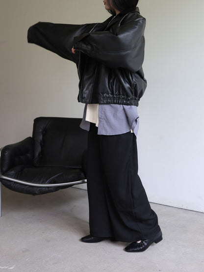 lambskin eco leather jacket