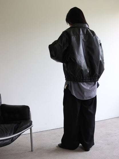 lambskin eco leather jacket