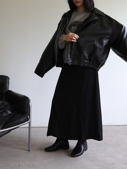 lambskin eco leather jacket